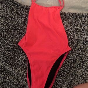 Neon Pink Jolyn Swim suit